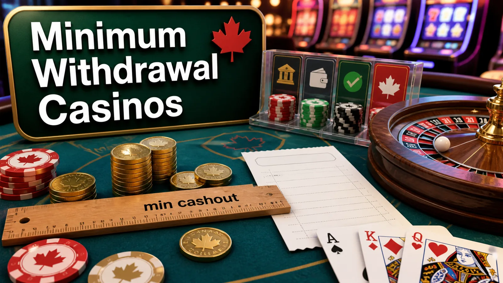 Minimum Withdrawal Casinos content banner