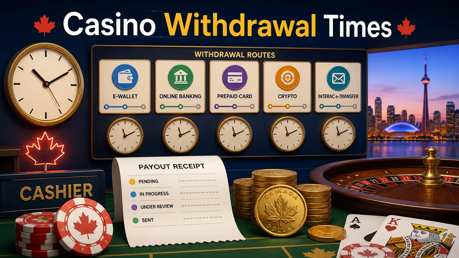 Casino Withdrawal Times content banner